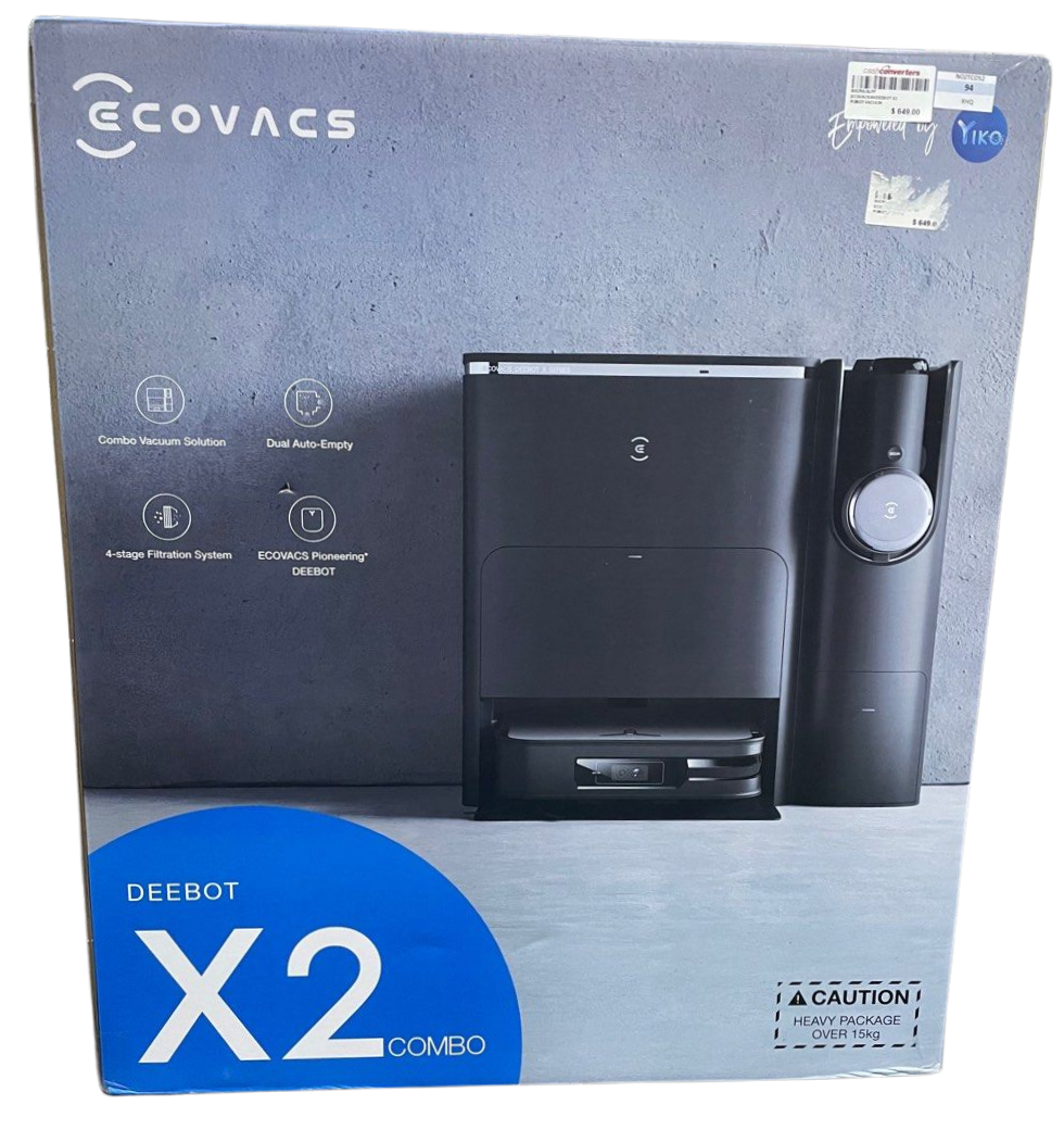 ECOVACS Deebot X2 Combo Robot Vacuum Cleaner