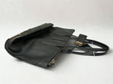 Tods Joy Black Pebbled Leather Medium Tote Bag