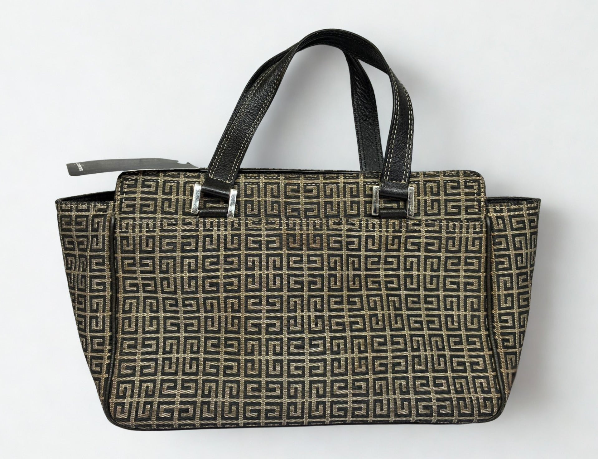 Vintage Givenchy 4G Monogram Canvas And Leather Handbag Secondary image