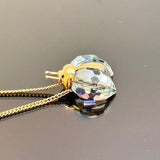 Swarovski Crystal Beetle Necklace