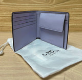 Coach BiFold Coin Wallet Leather Lilac