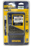 IRWIN Tools Cobalt HighSpeed Steel Drill Bit 29Piece Metal Index Set