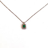 PT850/900 Emerald & Diamond Necklace