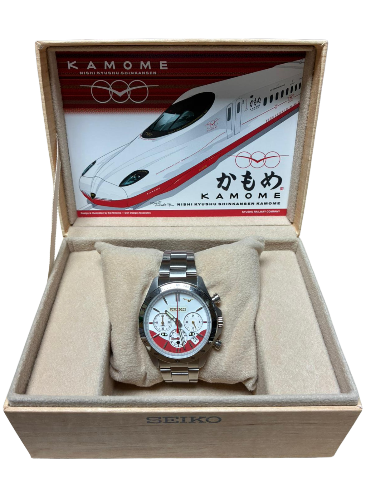 Seiko N700S Kamome Train Debut Commemorative Chronograph Watch
