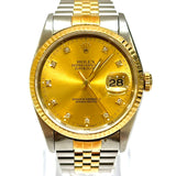 Rolex Datejust 16233 Halfgold Automatic Men's Watch