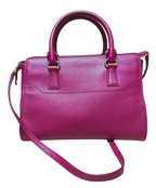 Salvatore Ferragamo Beky Tote Bag Fuchsia Saffiano Leather