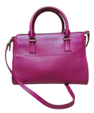 Salvatore Ferragamo Beky Tote Bag Fuchsia Saffiano Leather