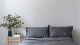 Weavve Home Bedsheet King, Flat, Persian Grey