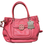 Tory Burch Tote Bag Peach Leather 2 way