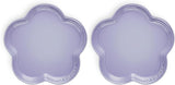 Le Creuset Flower Plate, Large, Pastel Purple (2 Pieces)