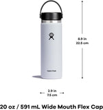 HYDROFLASK WIDE FLEX CAP 20OZ, AGAVE