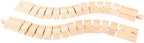 Bigjigs ‎BJT164 Rail Wooden Crazy Track Pack Of 2