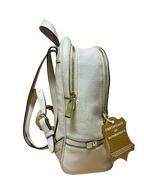 Michael Kors Rhea Medium Pebbled Leather Backpack
