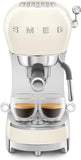 Smeg ECF02CRUK Espresso Coffee Machine 1450W, Cream