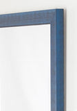 Alpine Art & Mirror Harbour Collection Blue Wall Mirror 27"