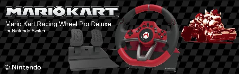 HORI Nintendo Switch Mario Kart Racing Wheel Pro Deluxe