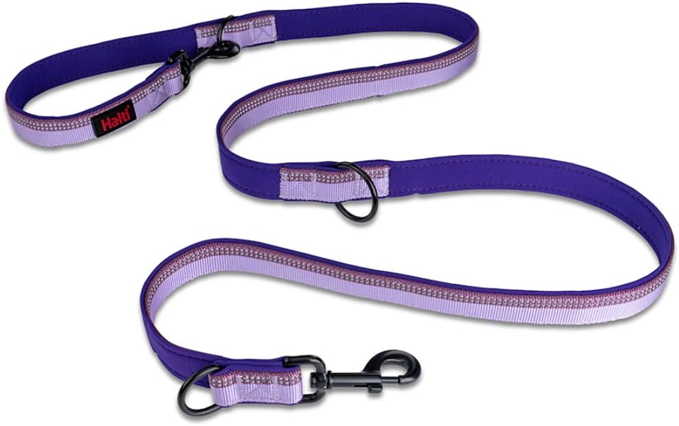 The Company Of Animals Halti Double Ended Lead 6ft 6in Purple Main image