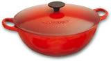 Le Creuset Marmite Cast Iron Soup Pot Casserole with Lid, 26cm, Cerise