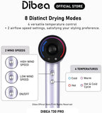 Dibea T30 Pro High Speed Hair Dryer Lilac Purple
