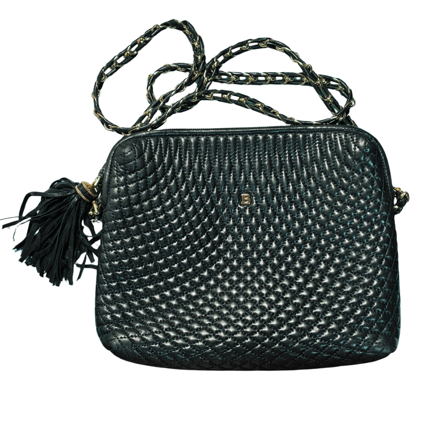 Bally Black Quilted Leather Shoulder Bag