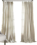 Rosalie Window Curtain Panels Ivory 54x120 Set