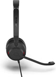 Jabra Evolve2 30 UC Wired Headset USB A Stereo Black