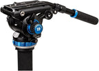 Benro A48T Classic Aluminum Monopod with Flip Locks, 3-Leg Base, and S6PRO Video Head