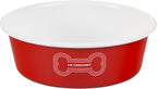 Le Creuset Enamel on Steel Large Dog Bowl, 6 Cups, Red