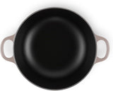 Le Creuset Marmite Cast Iron Soup Pot Casserole With Lid 22cm Sisal