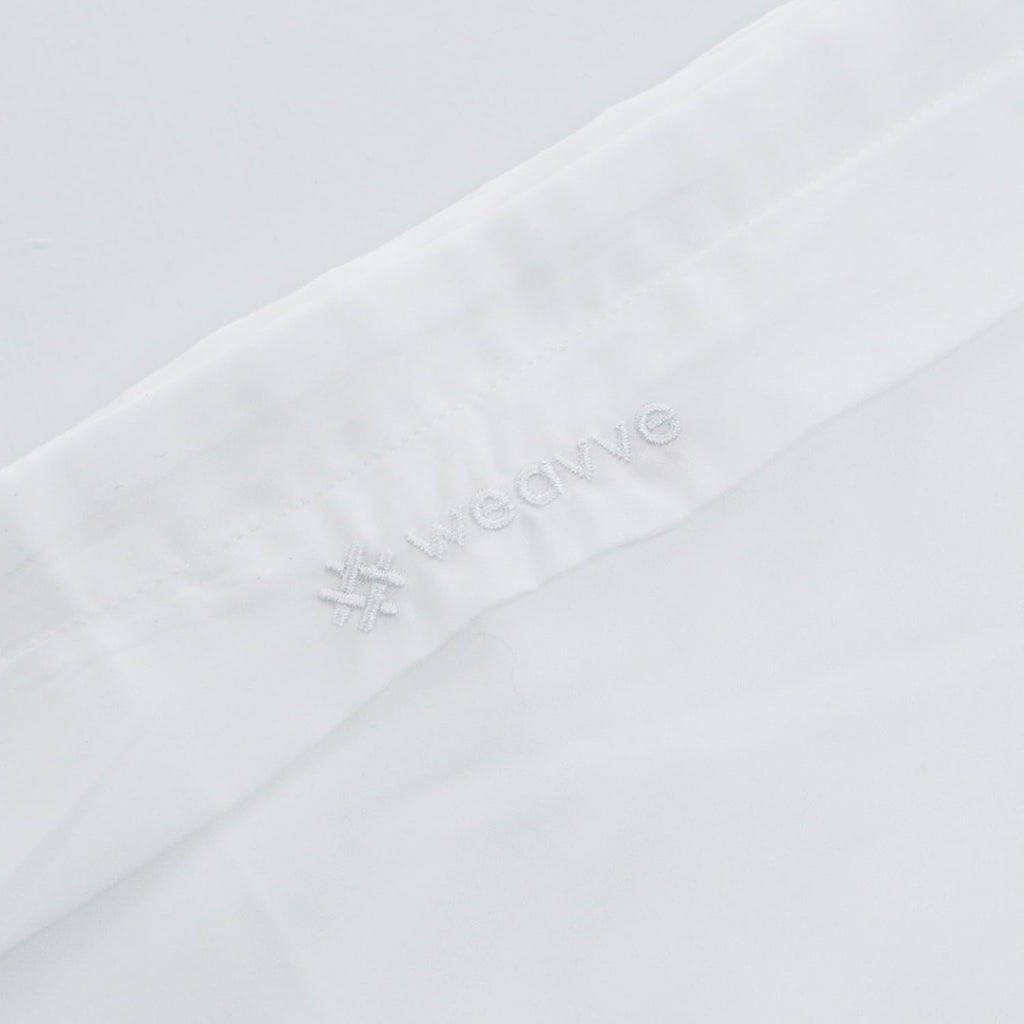 Weavve Home Lyocell Fitted Sheet Set California King Size Cloud White