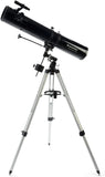 Celestron - PowerSeeker 114EQ Telescope - Manual German Equatorial Telescope for Beginners - Compact and Portable - BONUS Astronomy Software Package - 114mm Aperture