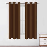 CURTAIN-BLACKOUT/BROWN/L SOL 3429/