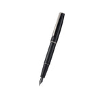 Hongdian A3 Black Aluminum Fountain Pen with Ink Converter and Metal Pen Box Set