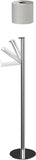 Joseph Joseph 70594 EasyStore Luxe 2in1 StainlessSteel Toilet Roll Stand