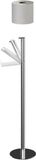 Joseph Joseph 70594 EasyStore Luxe 2-in-1 Stainless-steel Toilet Roll Stand