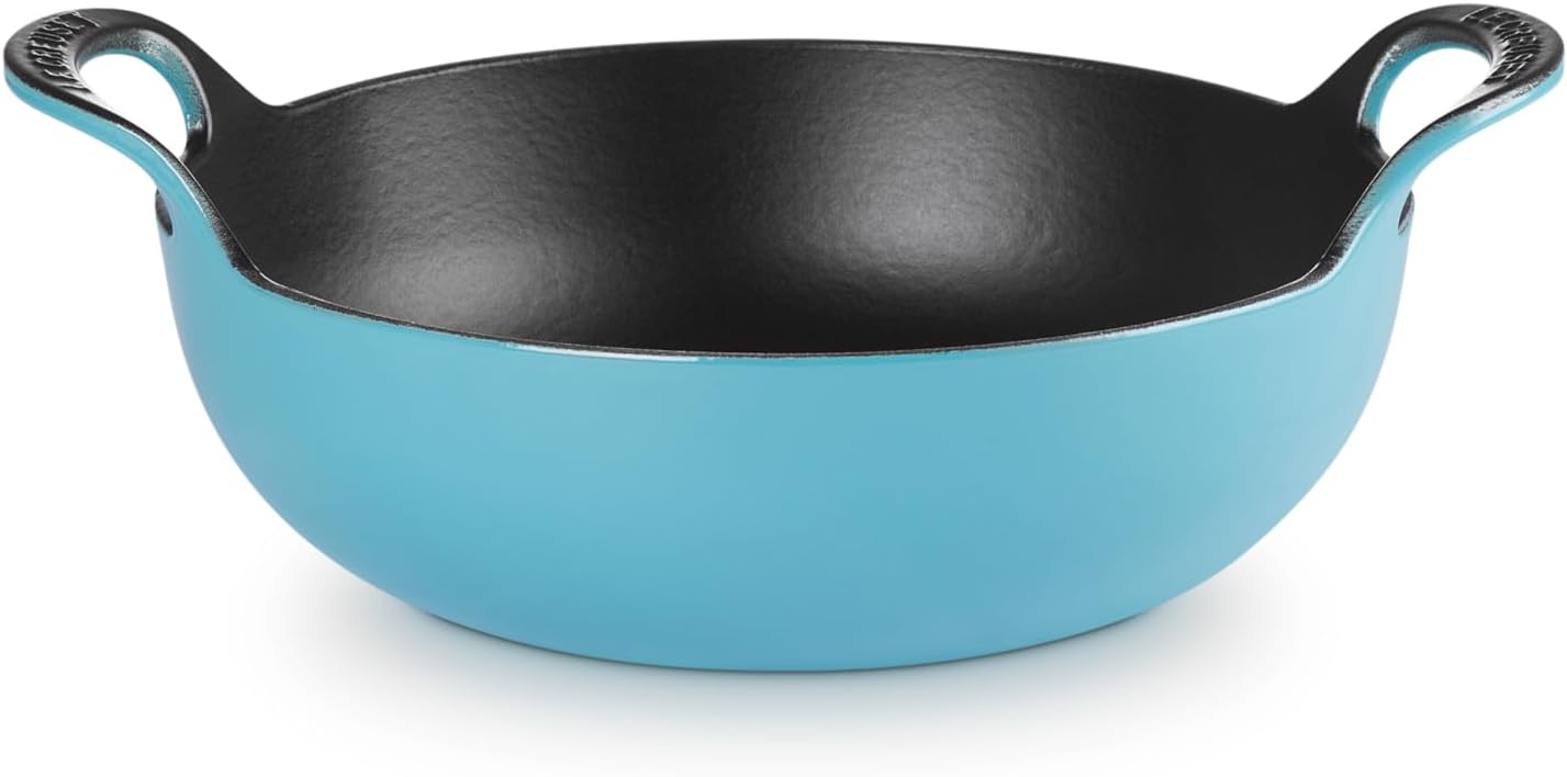 Le Creuset Cast Iron Balti Dish, 24cm, Turquoise Main image