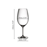 Riedel VINUM, Crystal, 2 Count (Pack of 1)