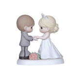 Precious Moments, 123017 From This Day Forward Bisque Porcelain Figurine