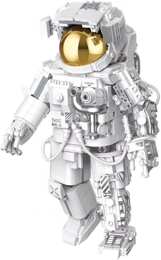 Top Toy Art Collection Astronauts exploring the moon Amusement Park Building Block Puzzle Toy