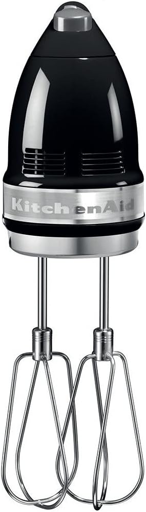 KitchenAid 9 Speed Corded Hand Mixer, Onyx Black