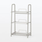 Muji Steel Pipe Storage Rack, Warm Grey