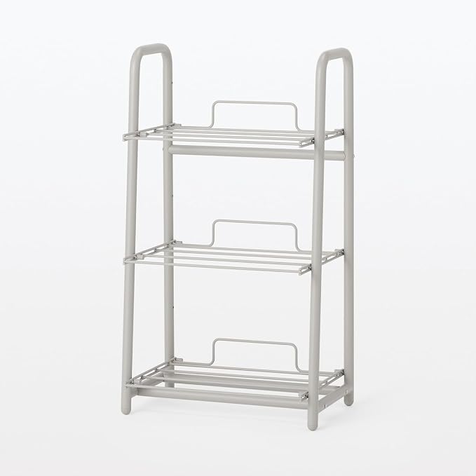 Muji Steel Pipe Storage Rack, Warm Grey