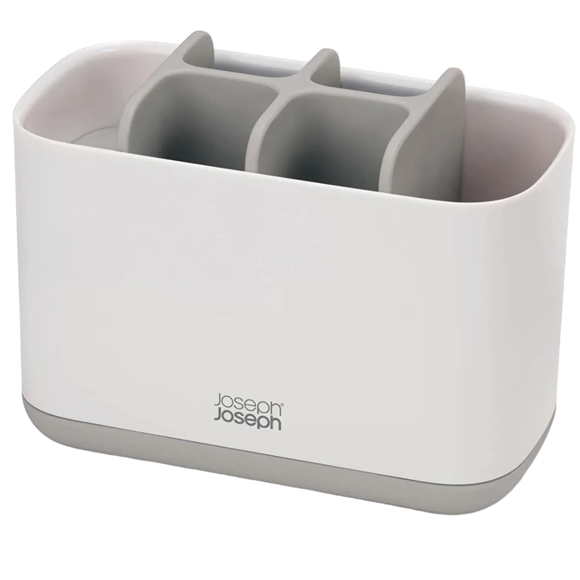Joseph Joseph EasyStore Large Toothbrush Holder Grey White Main image
