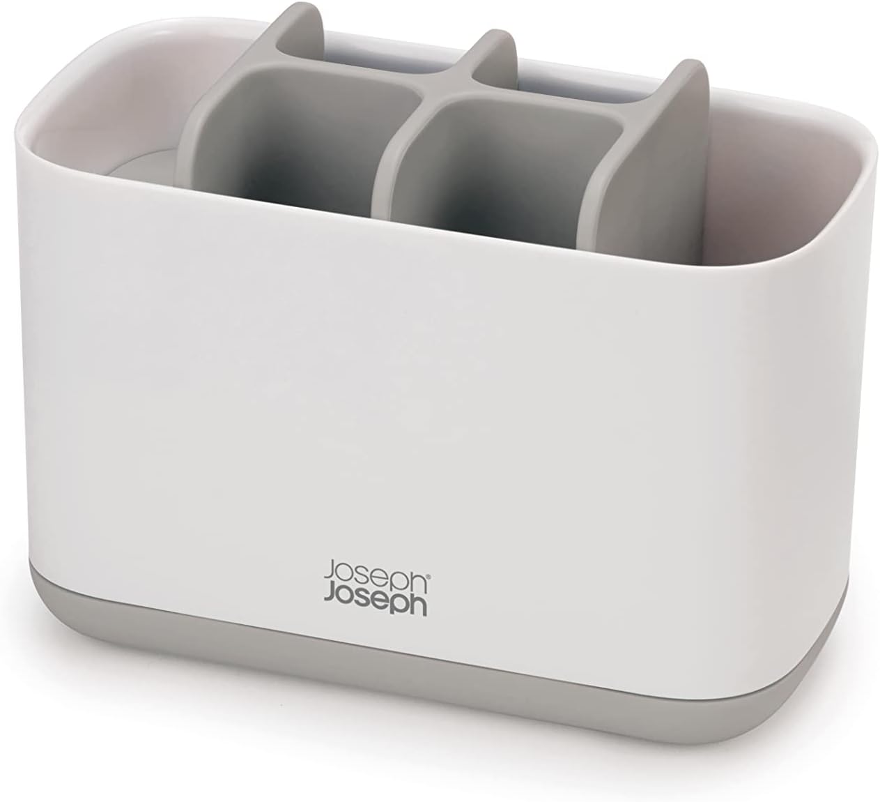 Joseph Joseph EasyStore Large Toothbrush Holder Grey White