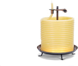 Candle by the Hour 20561B 144-Hour Candle, Eco-friendly Natural Beeswax with Cotton Wick,Yellow