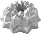 Nordic Ware Vintage Star Bundt Cake Pan, quotL x 9.67&quotW x 3.9&Quoth, Silver