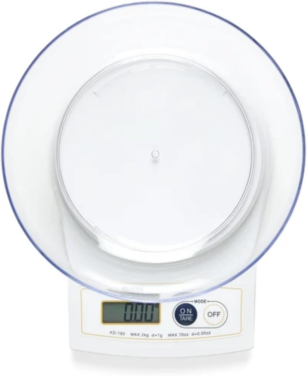 Tanita Digital Multi-Purpose Plastic Kitchen Scale, 2kg, White