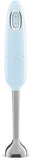 Smeg HBF03PBUK,Retro 50's Style Hand Blender with Stainless Steel Blades, 700W, Pastel Blue