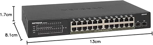 NETGEAR GS324TP 26 Port Gigabit Ethernet Smart Managed Pro PoE Switch