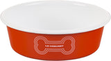 Le Creuset Enamel On Steel Medium Dog Bowl 16cm Orange